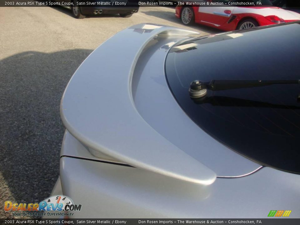 2003 Acura RSX Type S Sports Coupe Satin Silver Metallic / Ebony Photo #22