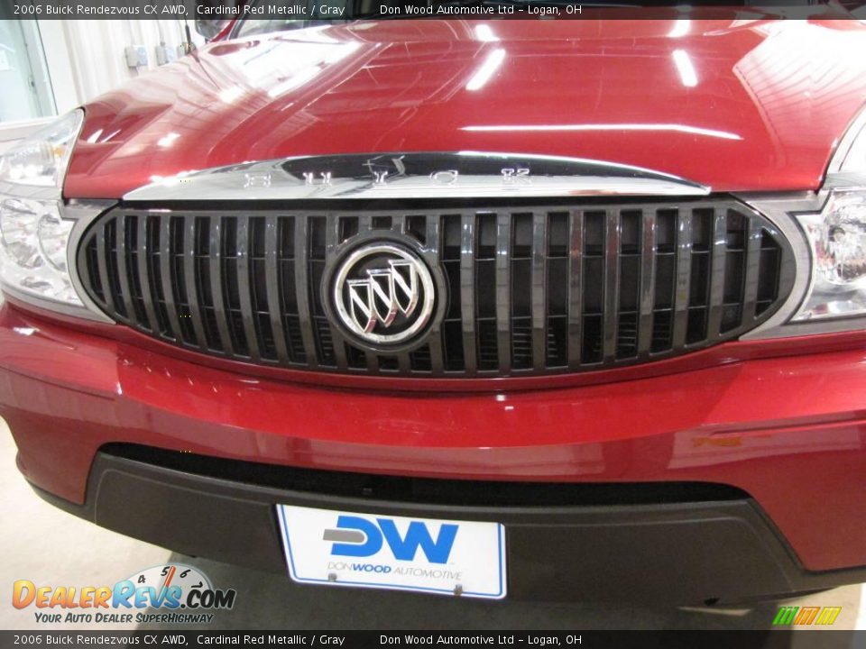 2006 Buick Rendezvous CX AWD Cardinal Red Metallic / Gray Photo #4