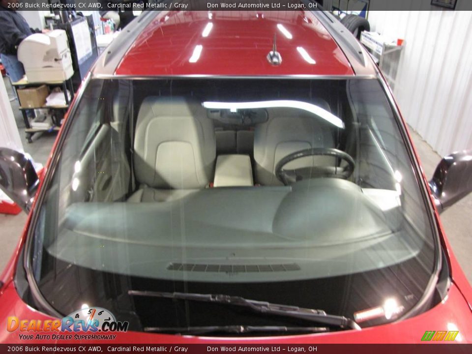 2006 Buick Rendezvous CX AWD Cardinal Red Metallic / Gray Photo #6