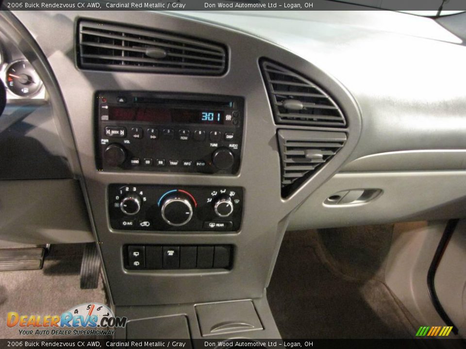 2006 Buick Rendezvous CX AWD Cardinal Red Metallic / Gray Photo #7