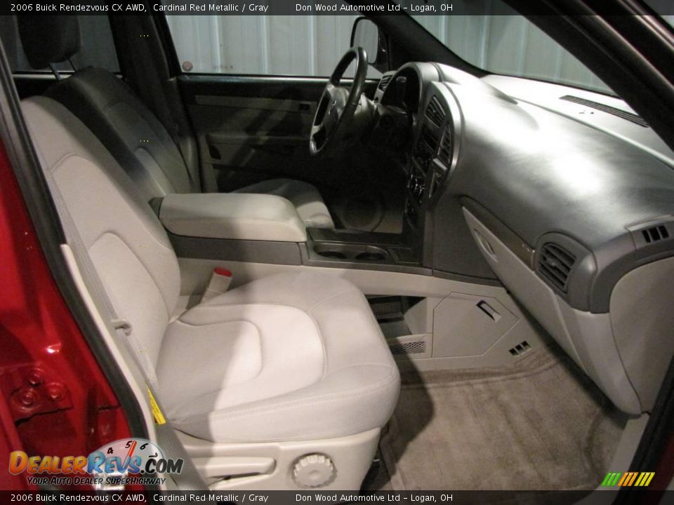 2006 Buick Rendezvous CX AWD Cardinal Red Metallic / Gray Photo #10
