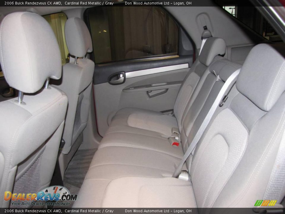 2006 Buick Rendezvous CX AWD Cardinal Red Metallic / Gray Photo #11