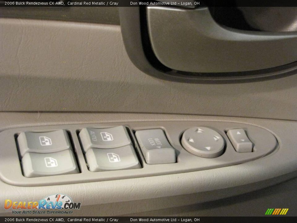 2006 Buick Rendezvous CX AWD Cardinal Red Metallic / Gray Photo #12