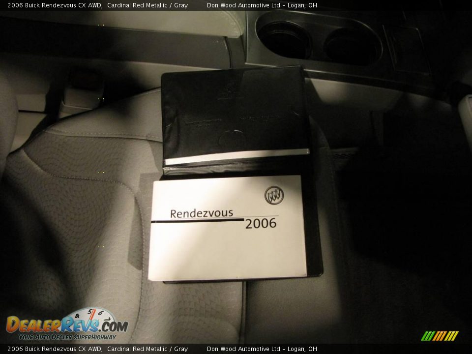2006 Buick Rendezvous CX AWD Cardinal Red Metallic / Gray Photo #15