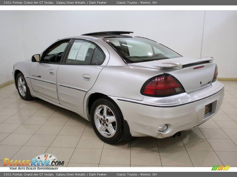 2001 Pontiac Grand Am GT Sedan Galaxy Silver Metallic / Dark Pewter Photo #5