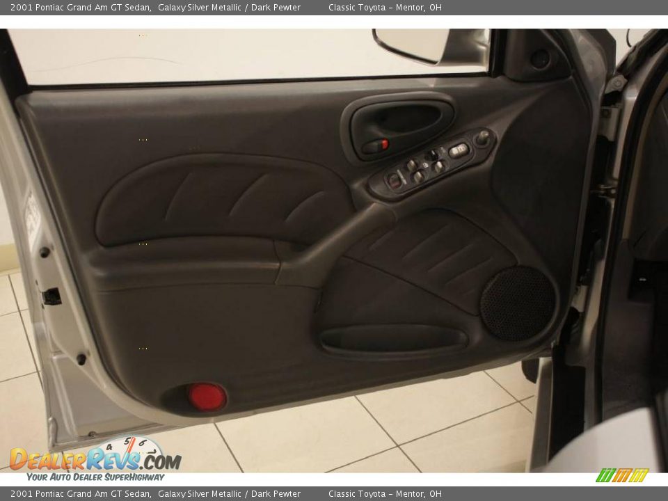 2001 Pontiac Grand Am GT Sedan Galaxy Silver Metallic / Dark Pewter Photo #8