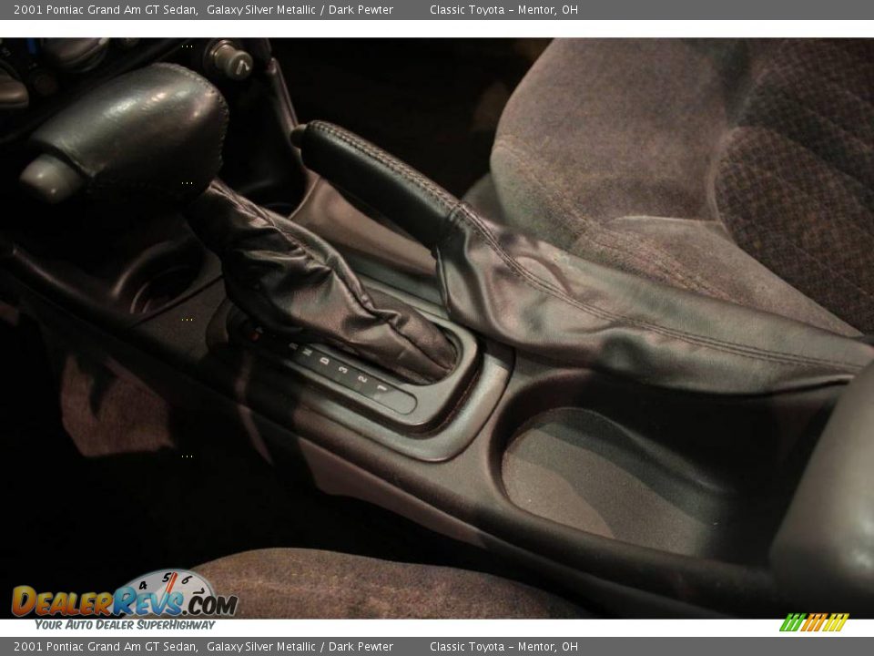 2001 Pontiac Grand Am GT Sedan Galaxy Silver Metallic / Dark Pewter Photo #14