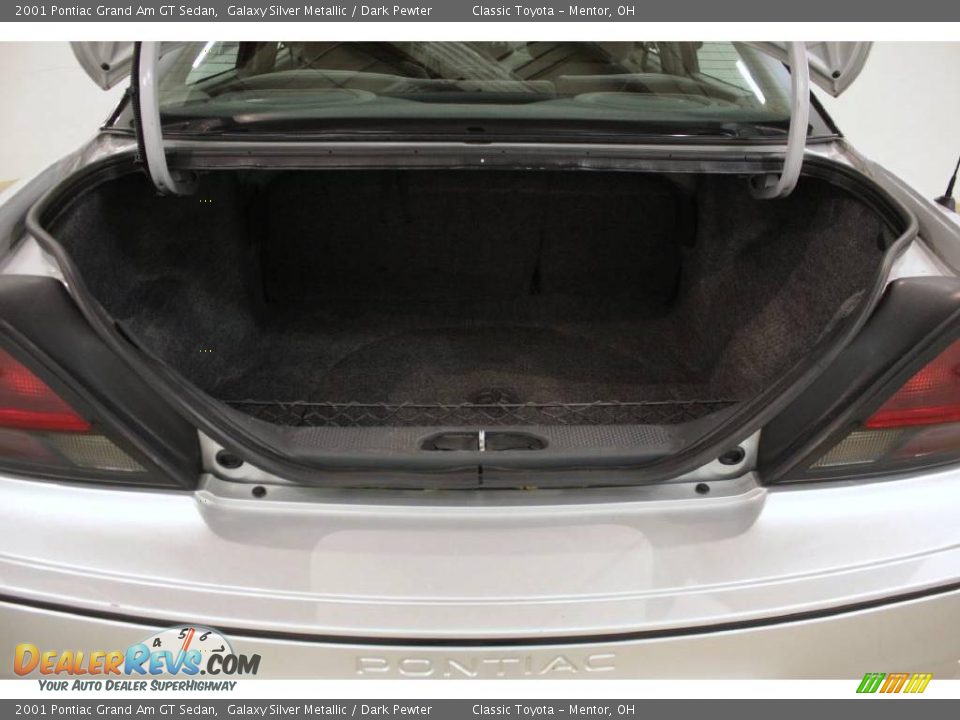 2001 Pontiac Grand Am GT Sedan Galaxy Silver Metallic / Dark Pewter Photo #18