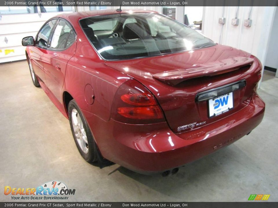 2006 Pontiac Grand Prix GT Sedan Sport Red Metallic / Ebony Photo #3