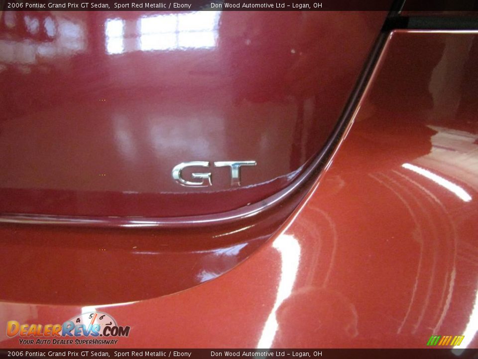2006 Pontiac Grand Prix GT Sedan Sport Red Metallic / Ebony Photo #6