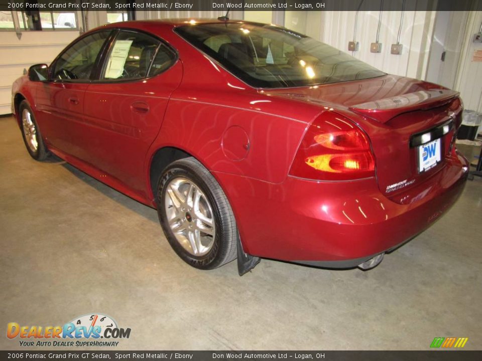 2006 Pontiac Grand Prix GT Sedan Sport Red Metallic / Ebony Photo #8