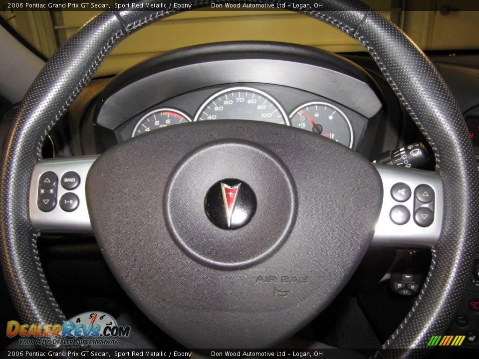 2006 Pontiac Grand Prix GT Sedan Sport Red Metallic / Ebony Photo #9
