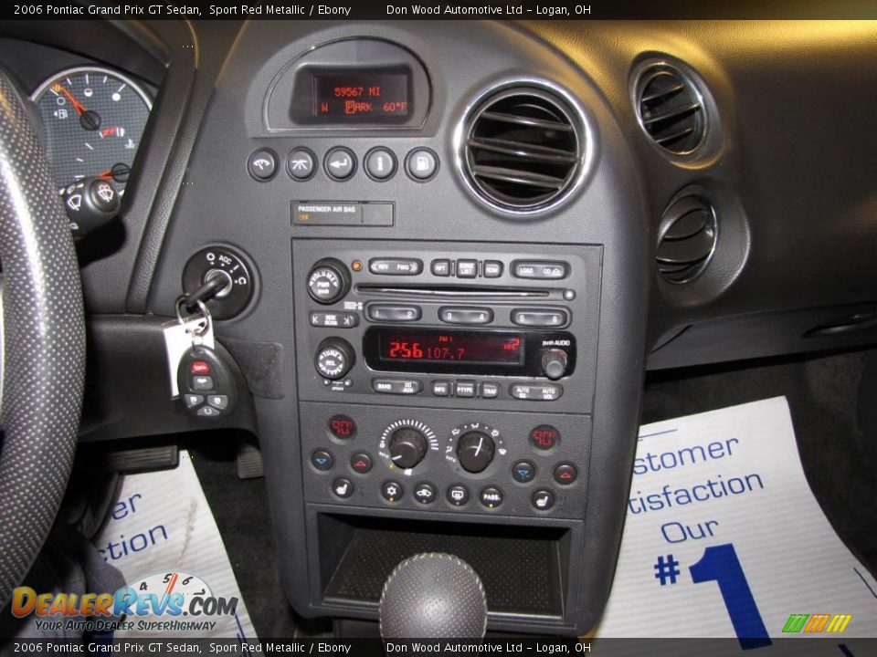 2006 Pontiac Grand Prix GT Sedan Sport Red Metallic / Ebony Photo #11
