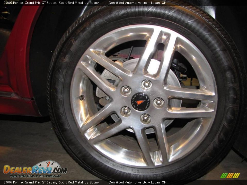 2006 Pontiac Grand Prix GT Sedan Sport Red Metallic / Ebony Photo #16