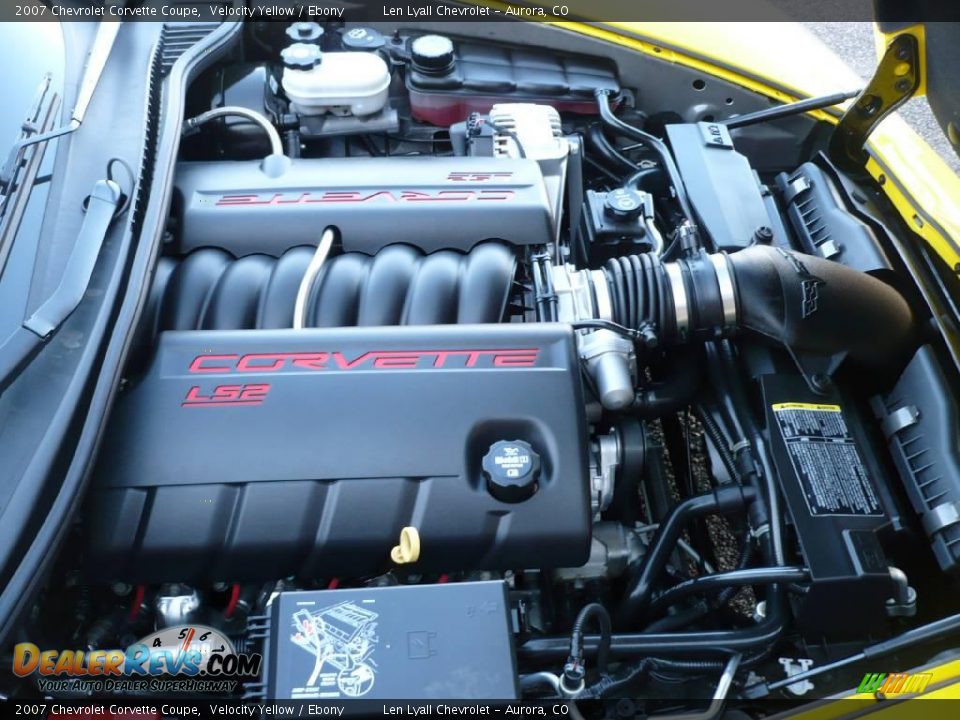 2007 Chevrolet Corvette Coupe Velocity Yellow / Ebony Photo #15