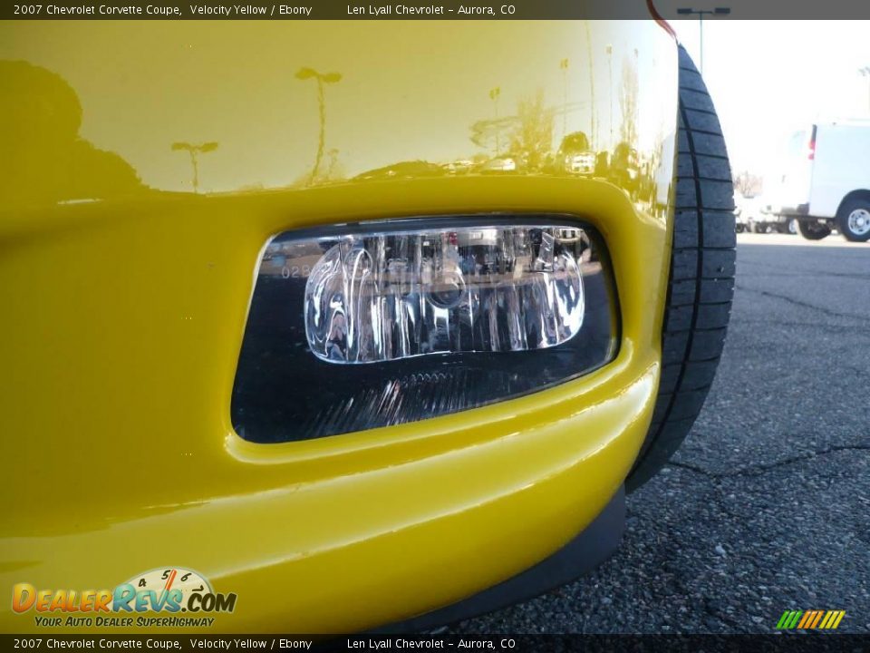 2007 Chevrolet Corvette Coupe Velocity Yellow / Ebony Photo #16