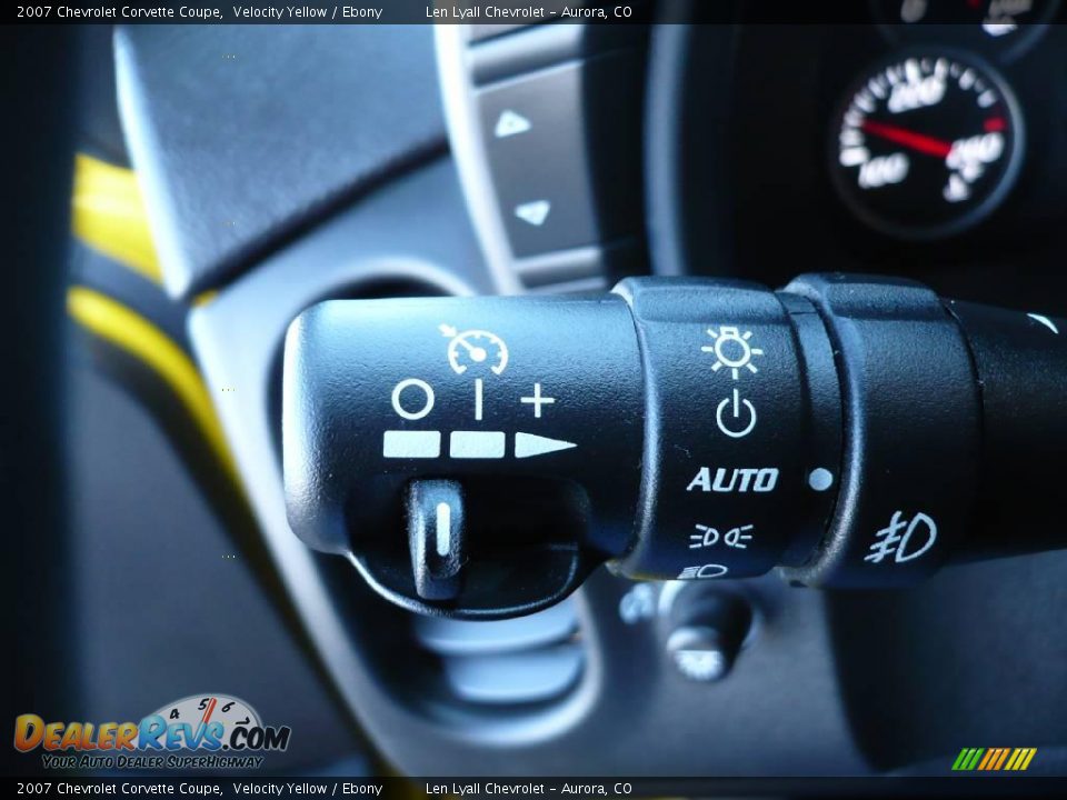 2007 Chevrolet Corvette Coupe Velocity Yellow / Ebony Photo #20