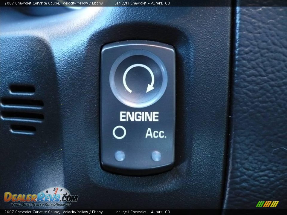 2007 Chevrolet Corvette Coupe Velocity Yellow / Ebony Photo #23
