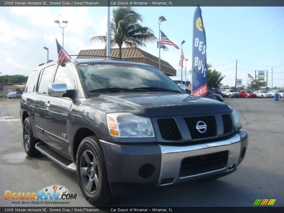 2005 Nissan Armada SE Smoke Gray / Steel/Titanium Photo #1