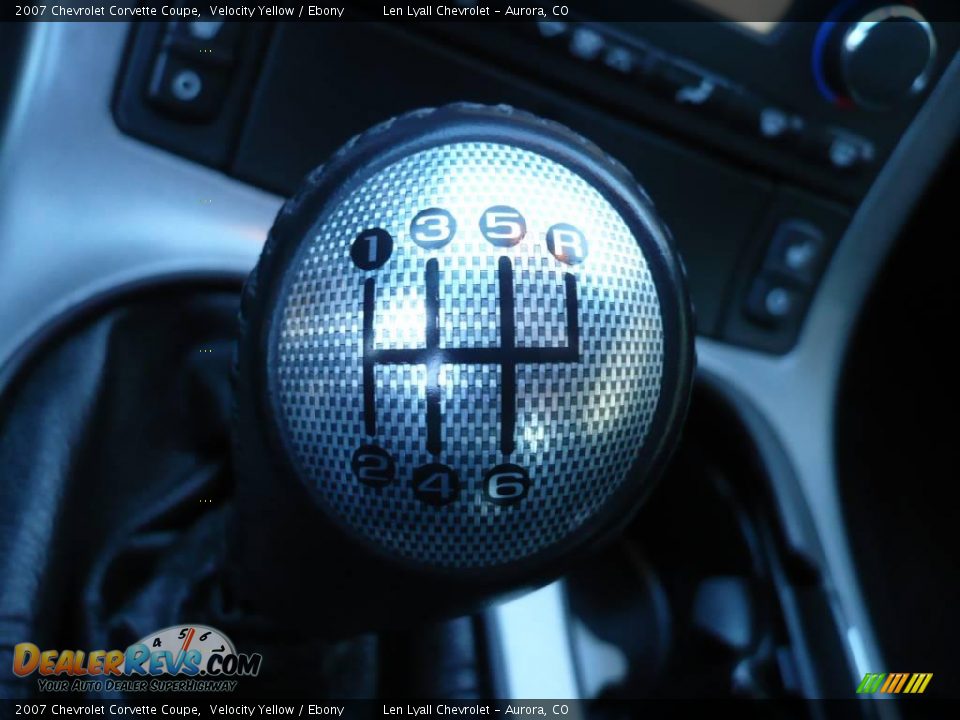 2007 Chevrolet Corvette Coupe Velocity Yellow / Ebony Photo #27