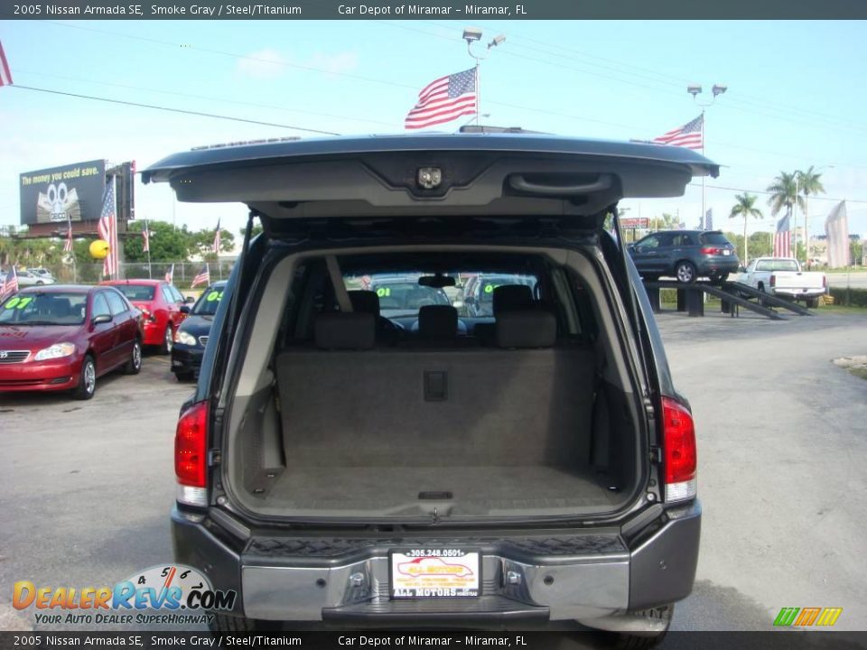 2005 Nissan Armada SE Smoke Gray / Steel/Titanium Photo #5