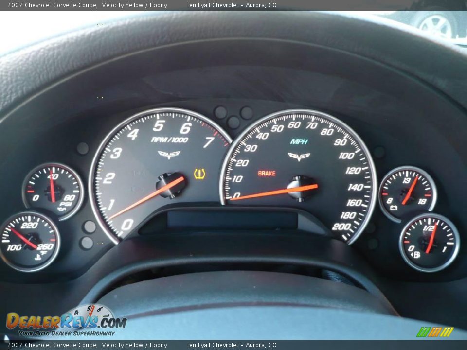 2007 Chevrolet Corvette Coupe Velocity Yellow / Ebony Photo #30