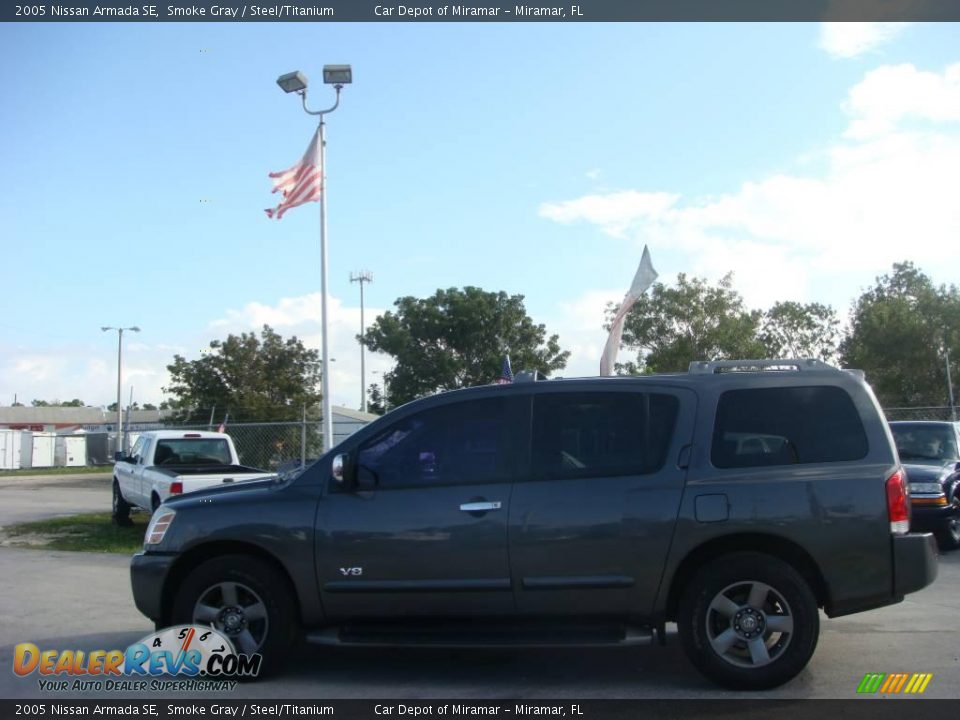 2005 Nissan Armada SE Smoke Gray / Steel/Titanium Photo #7