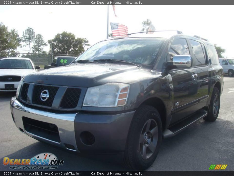 2005 Nissan Armada SE Smoke Gray / Steel/Titanium Photo #8
