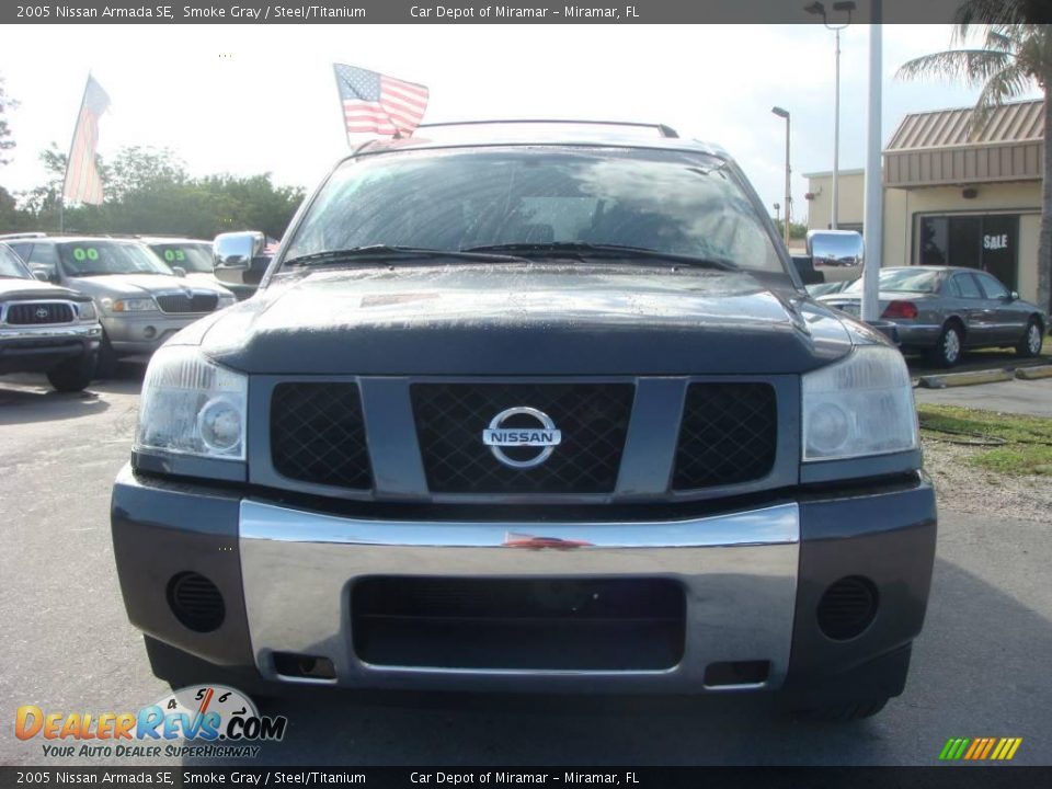 2005 Nissan Armada SE Smoke Gray / Steel/Titanium Photo #9