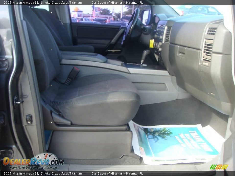 2005 Nissan Armada SE Smoke Gray / Steel/Titanium Photo #12