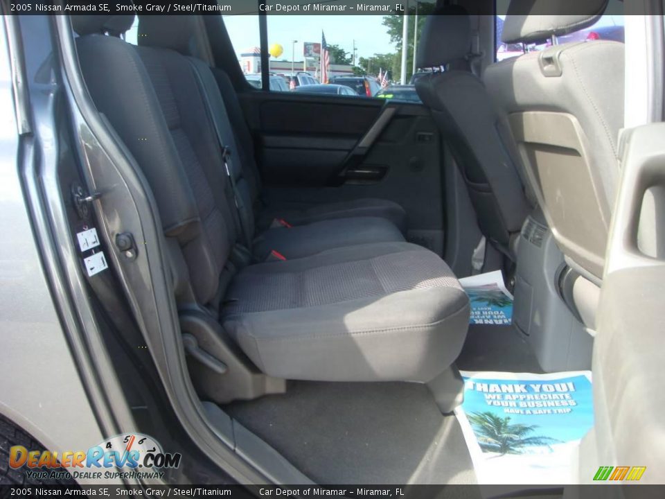 2005 Nissan Armada SE Smoke Gray / Steel/Titanium Photo #13
