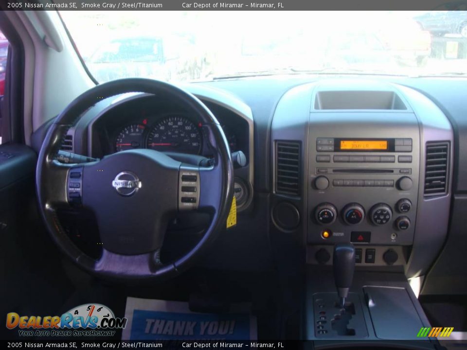 2005 Nissan Armada SE Smoke Gray / Steel/Titanium Photo #15