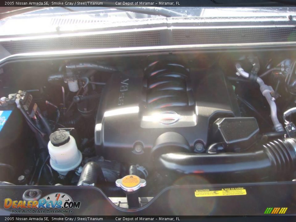 2005 Nissan Armada SE Smoke Gray / Steel/Titanium Photo #17