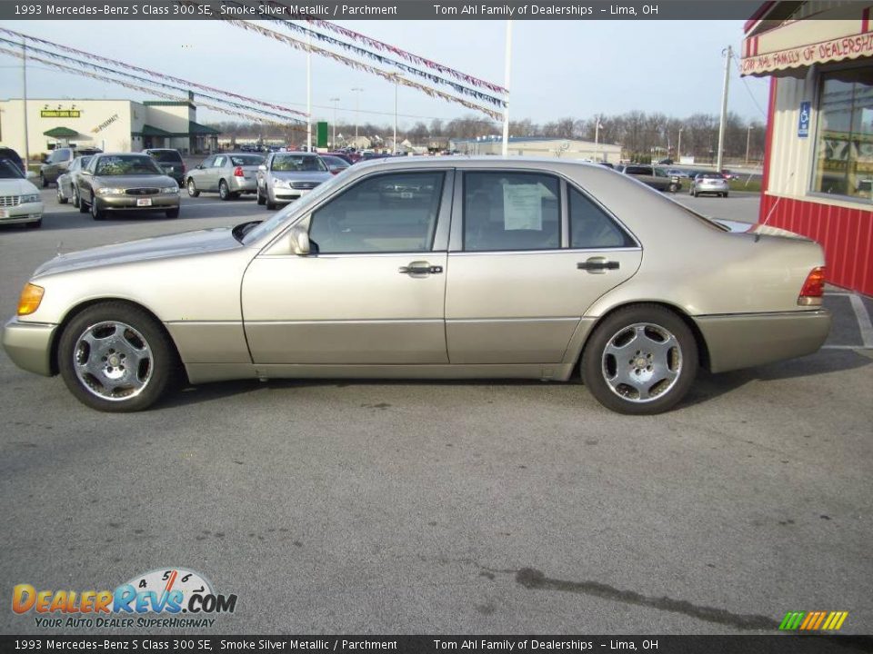 1993 Mercedes-Benz S Class 300 SE Smoke Silver Metallic / Parchment Photo #3