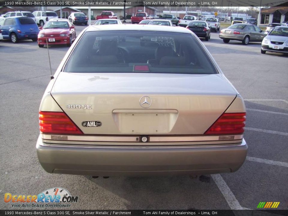 1993 Mercedes-Benz S Class 300 SE Smoke Silver Metallic / Parchment Photo #5