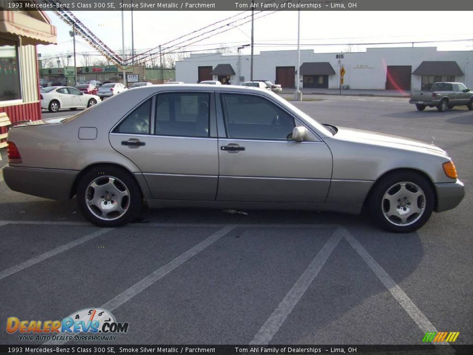 1993 Mercedes-Benz S Class 300 SE Smoke Silver Metallic / Parchment Photo #7