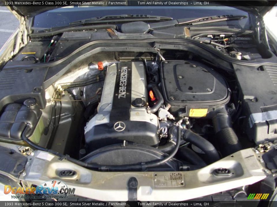 1993 Mercedes-Benz S Class 300 SE Smoke Silver Metallic / Parchment Photo #9