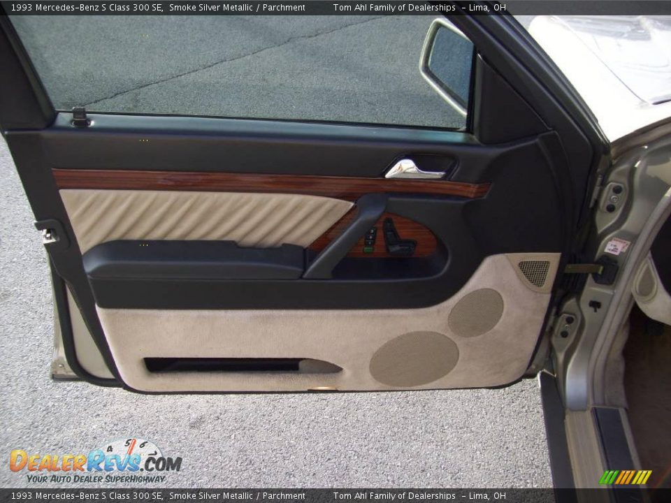 1993 Mercedes-Benz S Class 300 SE Smoke Silver Metallic / Parchment Photo #12