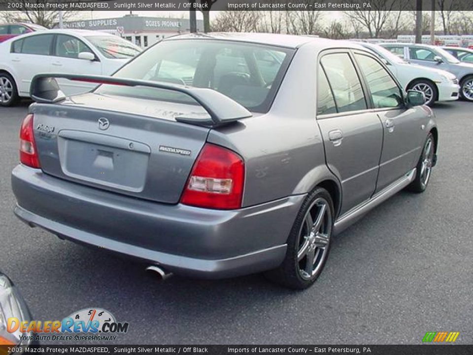 2003 Mazda Protege MAZDASPEED Sunlight Silver Metallic / Off Black Photo #3