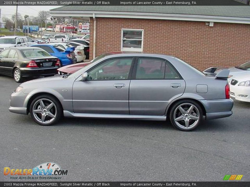 2003 Mazda Protege MAZDASPEED Sunlight Silver Metallic / Off Black Photo #5