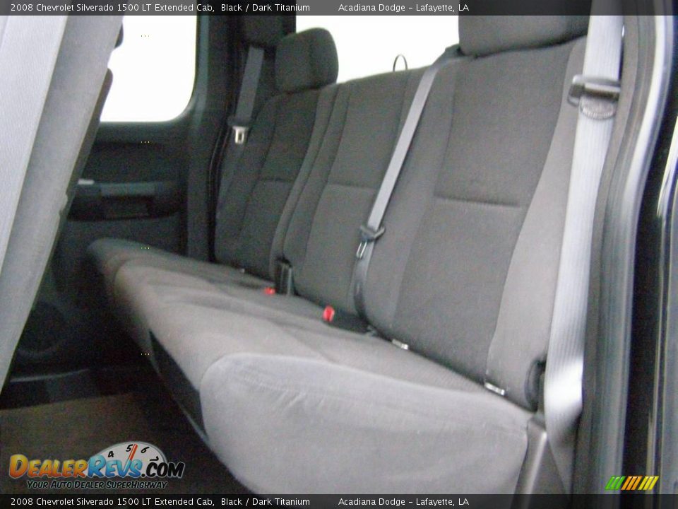 2008 Chevrolet Silverado 1500 LT Extended Cab Black / Dark Titanium Photo #9