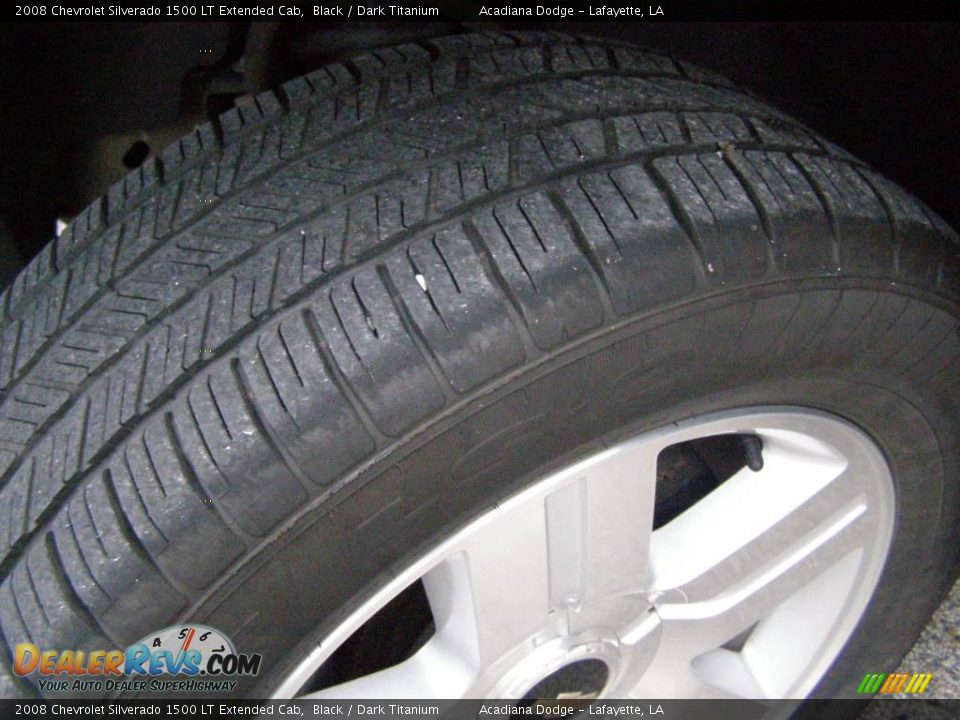 2008 Chevrolet Silverado 1500 LT Extended Cab Black / Dark Titanium Photo #11