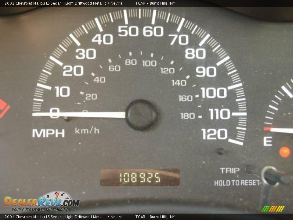 2001 Chevrolet Malibu LS Sedan Light Driftwood Metallic / Neutral Photo #12