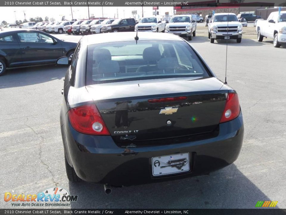 2010 Chevrolet Cobalt LT Sedan Black Granite Metallic / Gray Photo #3