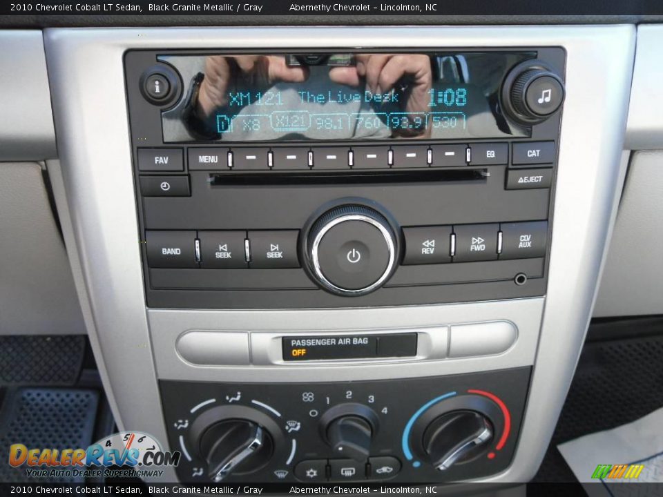 2010 Chevrolet Cobalt LT Sedan Black Granite Metallic / Gray Photo #23