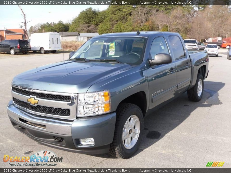 2010 Chevrolet Silverado 1500 LT Crew Cab Blue Granite Metallic / Light Titanium/Ebony Photo #1