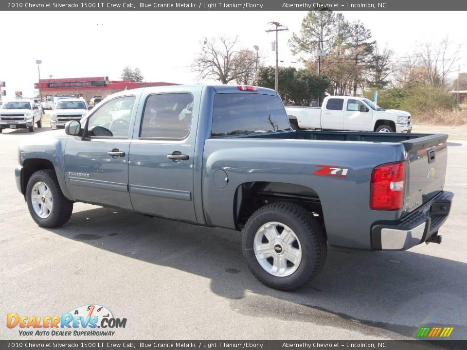 2010 Chevrolet Silverado 1500 LT Crew Cab Blue Granite Metallic / Light Titanium/Ebony Photo #2