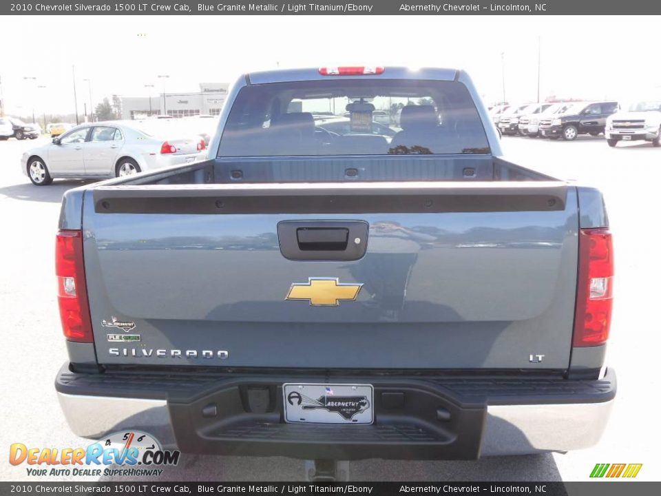 2010 Chevrolet Silverado 1500 LT Crew Cab Blue Granite Metallic / Light Titanium/Ebony Photo #3
