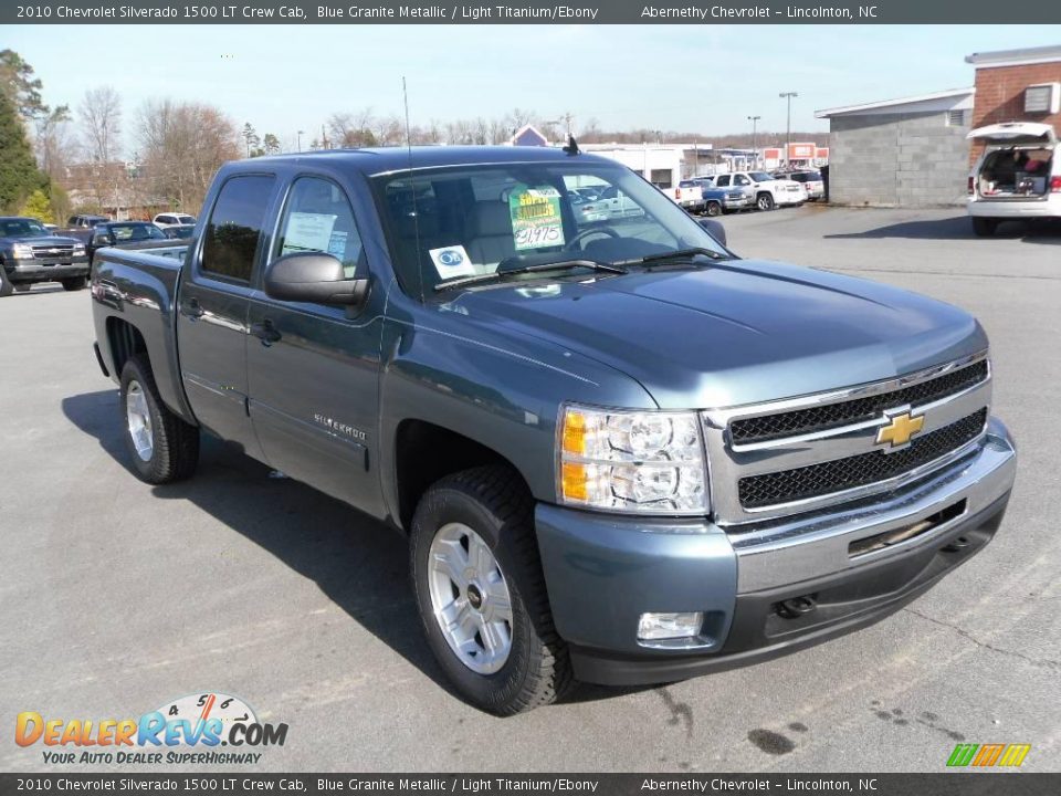 2010 Chevrolet Silverado 1500 LT Crew Cab Blue Granite Metallic / Light Titanium/Ebony Photo #6