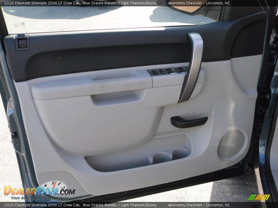2010 Chevrolet Silverado 1500 LT Crew Cab Blue Granite Metallic / Light Titanium/Ebony Photo #8